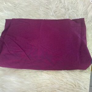 Better homes and gardens flawed dark purple thick cotton polyester top sheet OS